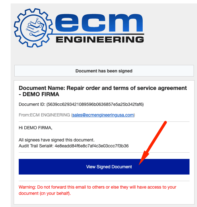 firma orden ecm 2