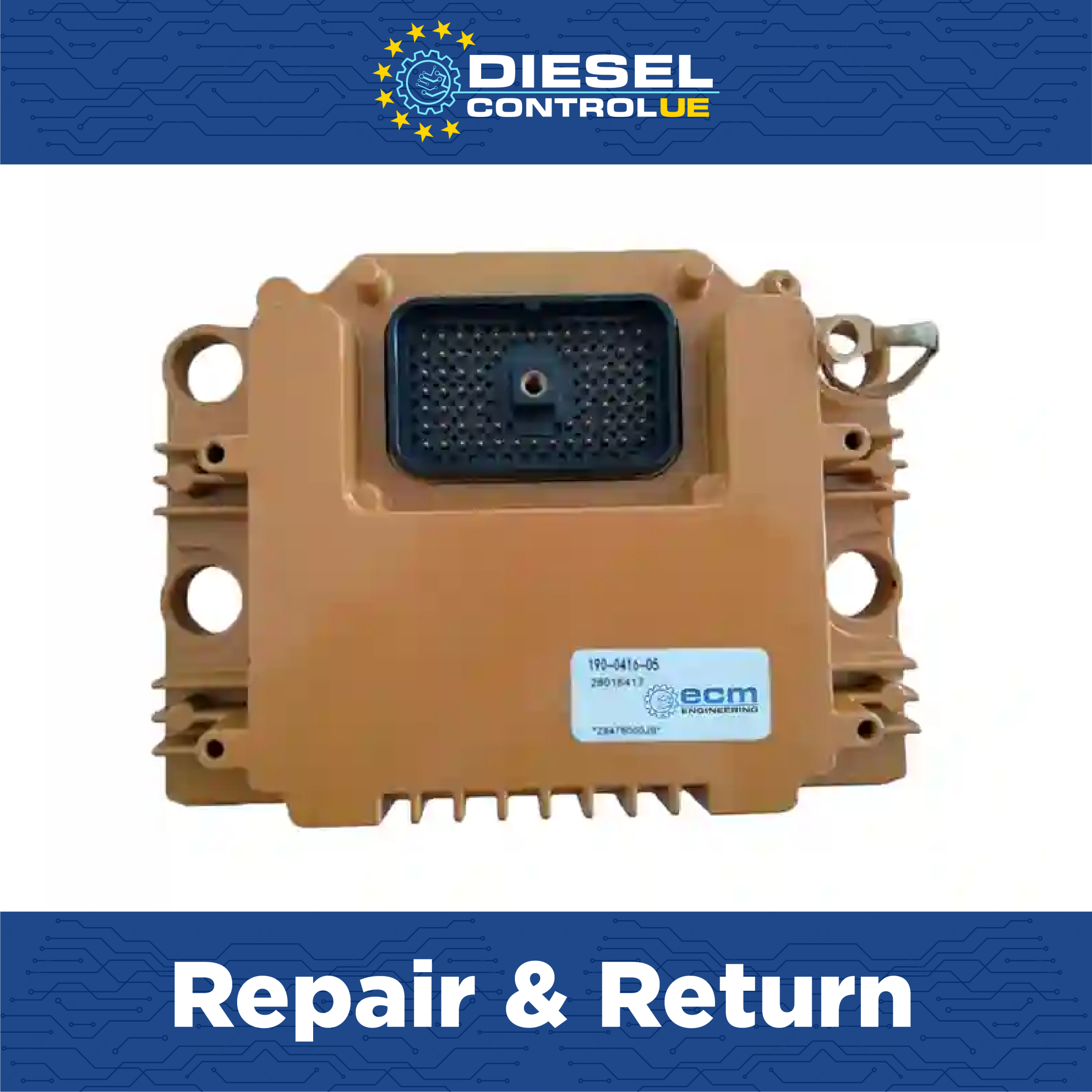 Perkins 1104c Ecm 28016415 - Repair Service | ECM Repair UE