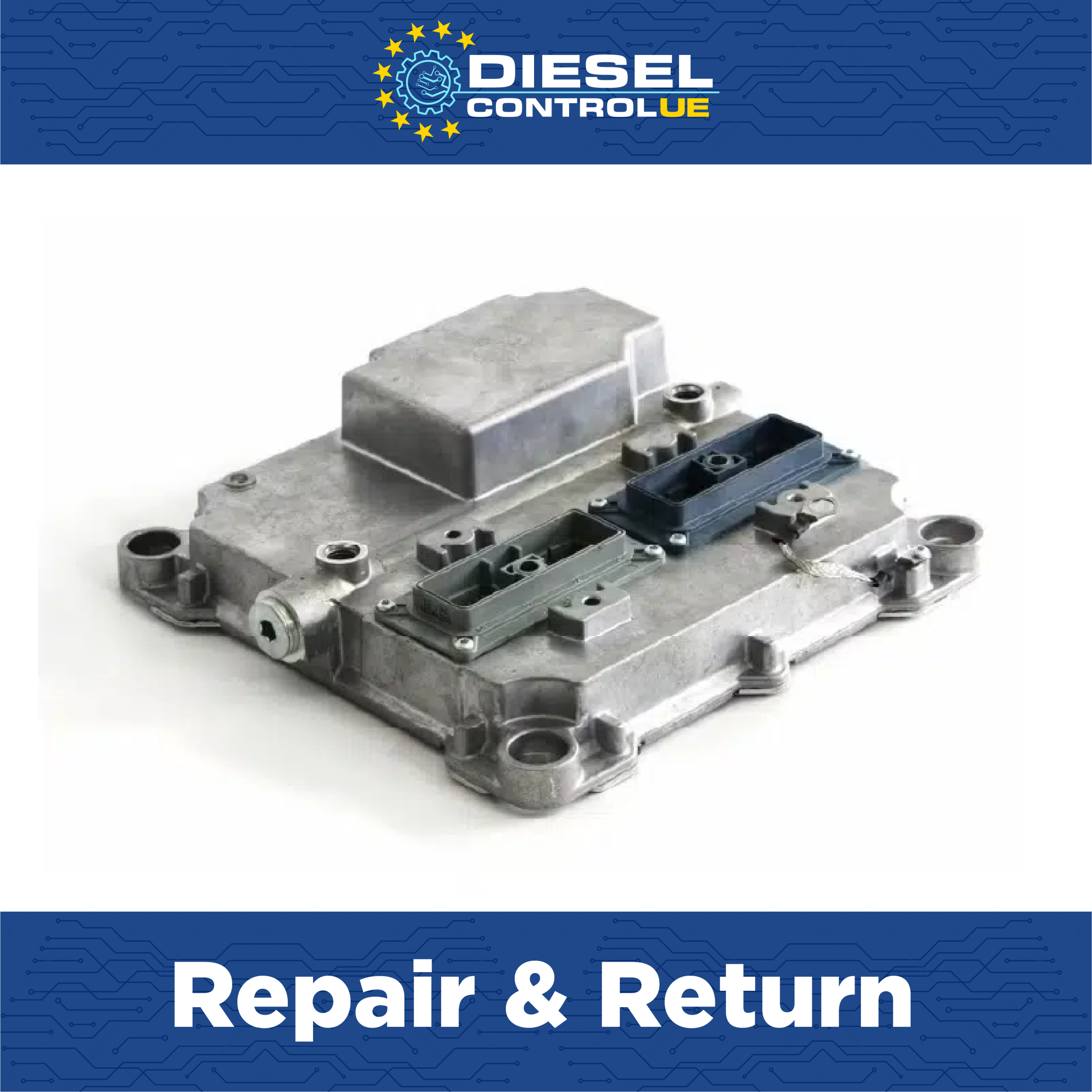 Perkins 1104d Caterpillar C44 - Ecm 374 2641 05 - Repair Service | ECM Repair UE