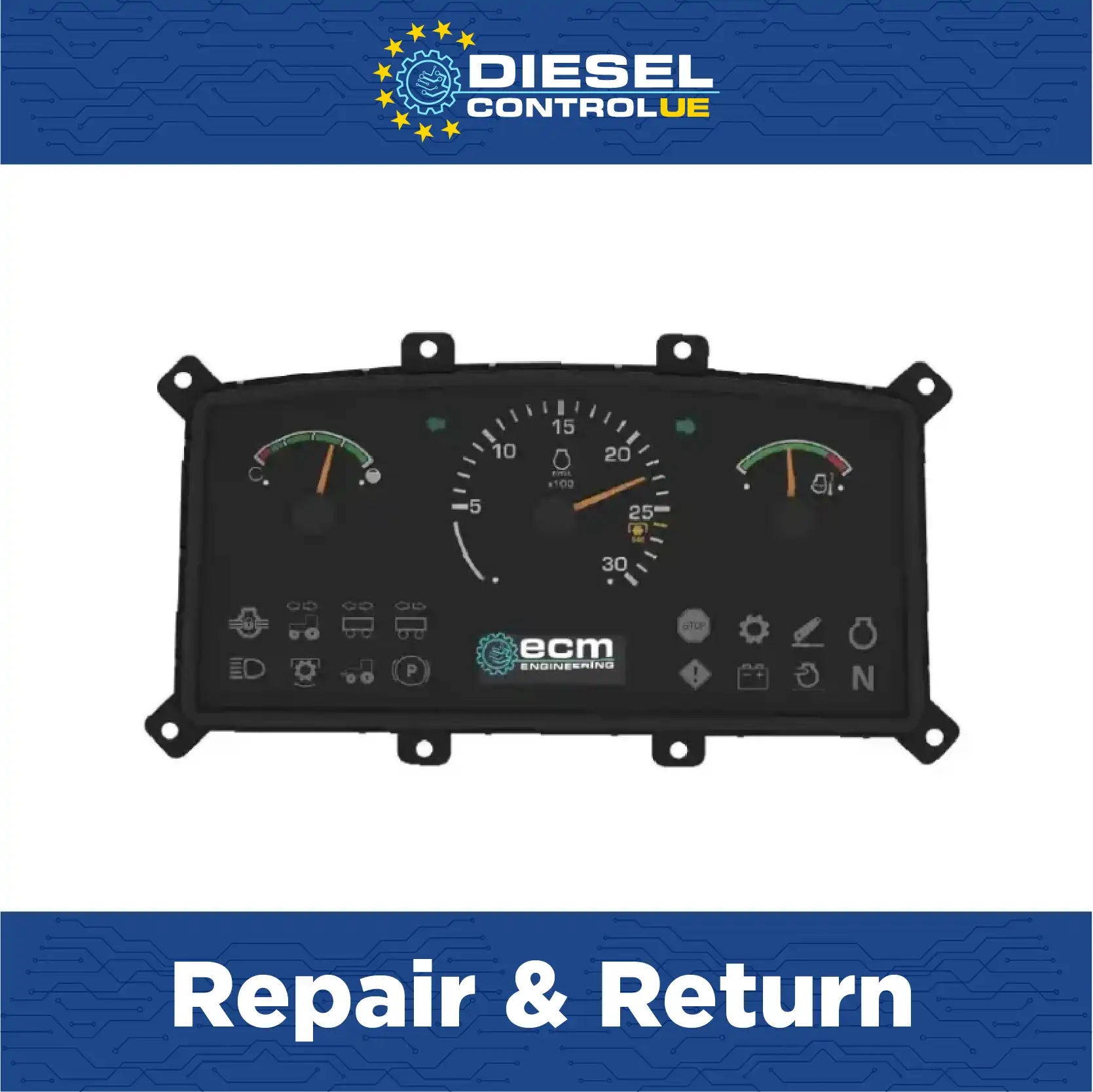 Az101432 Volvo Instrument Cluster Repair Service 15 | Euro Diesel ECM